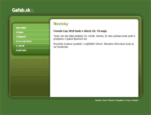 Tablet Screenshot of gafab.sk